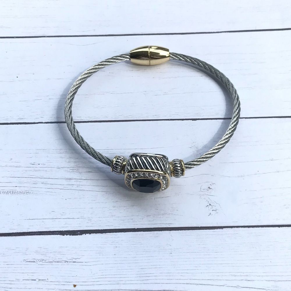 CABLE ROPE BRIDAL BRACELET - Picture 13 of 14